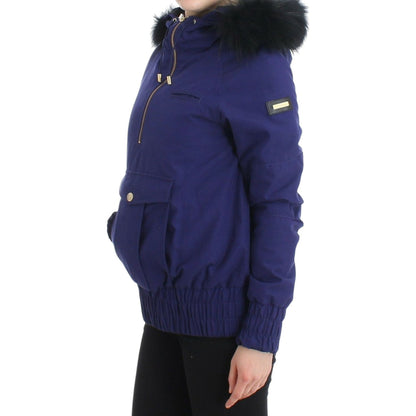 GF Ferre Blue Padded Jacket Hooded Short K-Way12% Polyamide,16% Polyester,1728,67345645728,Blue,Clothing,GF Ferre,IT42,Jackets & Coats - Clothing,Jackets & Coats - Women - Clothing,Material: 72% Cotton,New with tags,Parkas - Jackets & Coats - Clothing,Wom