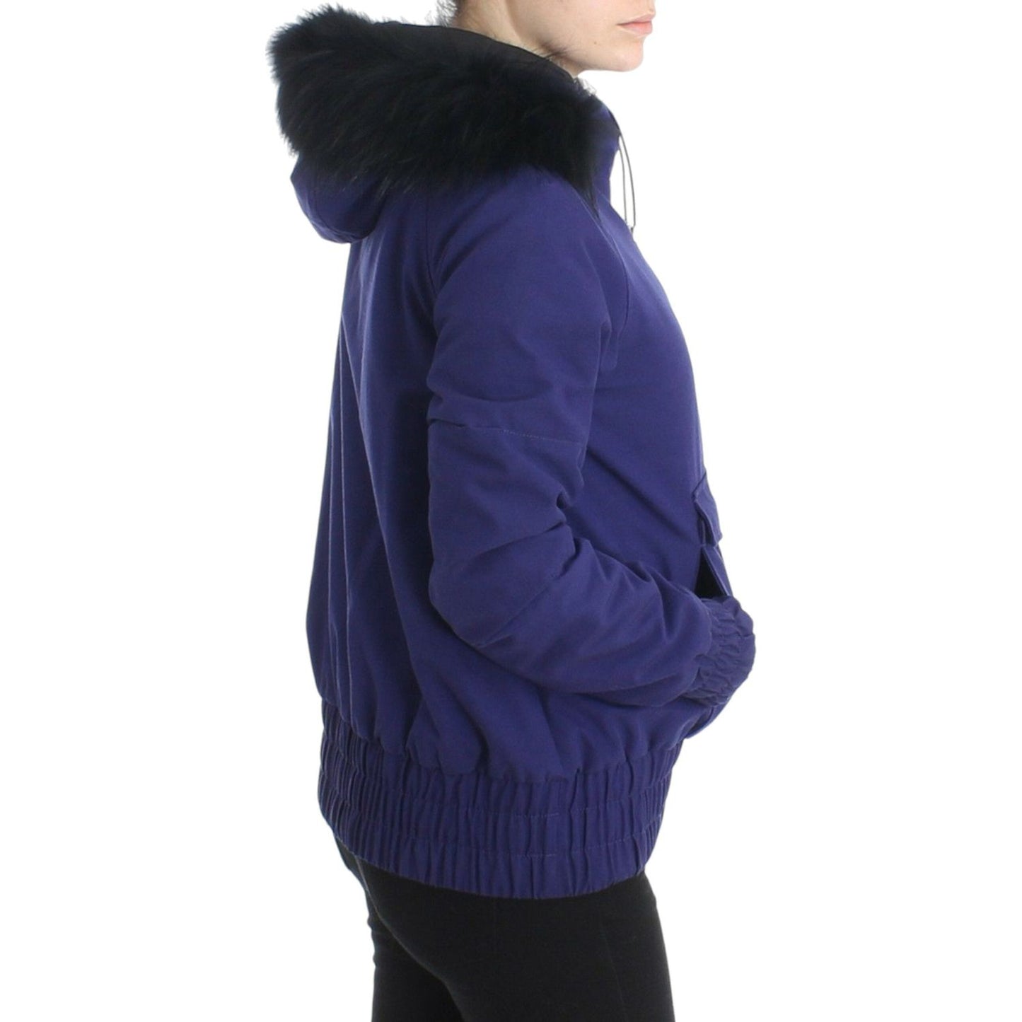 GF Ferre Blue Padded Jacket Hooded Short K-Way12% Polyamide,16% Polyester,1728,67345645728,Blue,Clothing,GF Ferre,IT42,Jackets & Coats - Clothing,Jackets & Coats - Women - Clothing,Material: 72% Cotton,New with tags,Parkas - Jackets & Coats - Clothing,Wom