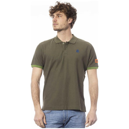 Invicta Green Cotton Men Polo Shirt 1728,67345744032,Bicolor,Clothing,Invicta,L,M,Men,Men - Clothing,New with tags,Polo Shirt - Men - Clothing,Polo Shirts - T-Shirts - Clothing,S,T-Shirts - Clothing,XL