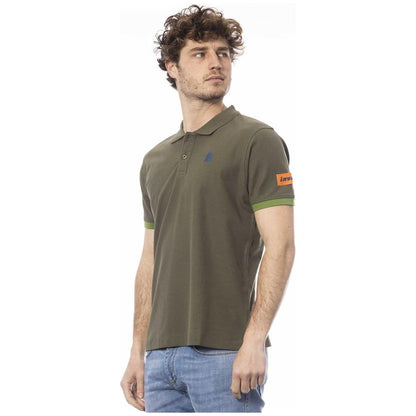 Invicta Green Cotton Men Polo Shirt 1728,67345744032,Bicolor,Clothing,Invicta,L,M,Men,Men - Clothing,New with tags,Polo Shirt - Men - Clothing,Polo Shirts - T-Shirts - Clothing,S,T-Shirts - Clothing,XL