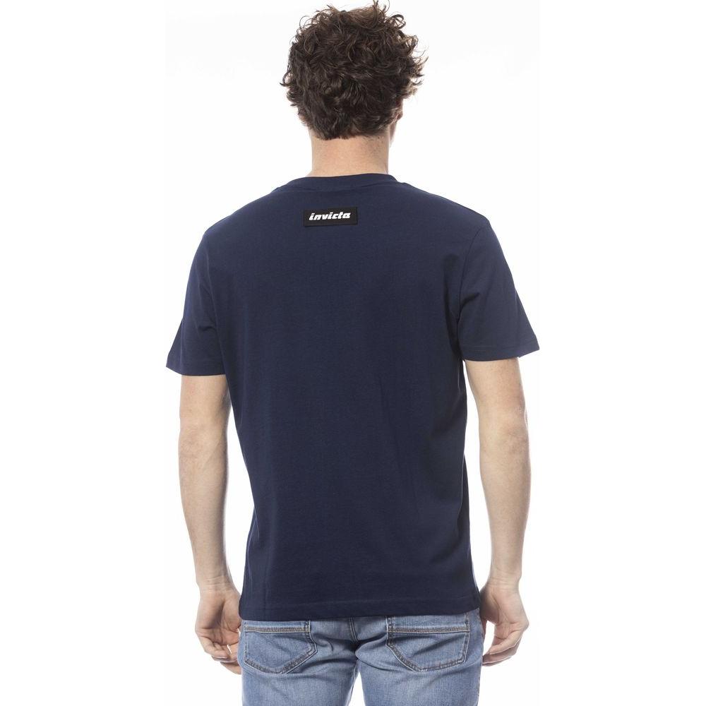 Invicta Blue Cotton Men's T-Shirt 1728,67345744032,Blue,Clothing,Invicta,L,M,Men,Men - Clothing,New with tags,S,T-Shirts - Clothing,T-Shirts - Men - Clothing,T-Shirts - T-Shirts - Clothing,XL,XXL