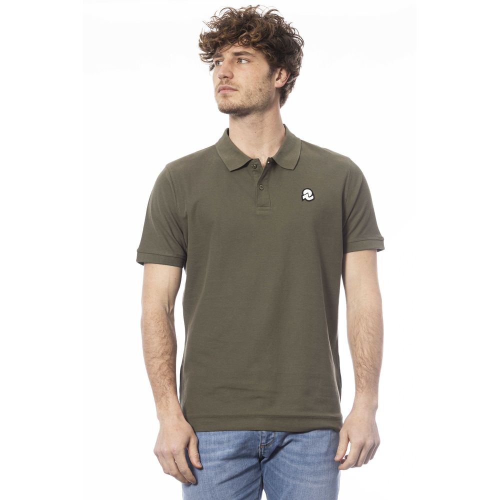 Invicta Green Cotton Men Polo Shirt 1728,67345744032,Bicolor,Clothing,Invicta,L,M,Men,Men - Clothing,New with tags,Polo Shirt - Men - Clothing,Polo Shirts - T-Shirts - Clothing,S,T-Shirts - Clothing,XL,XXL