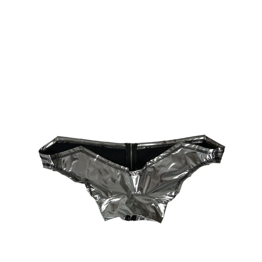 Dolce & Gabbana Silver Polyester Stretch Top