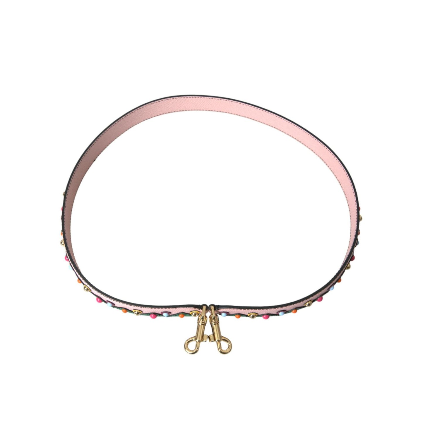 Dolce & Gabbana Pink Leather Handbag Accessory Shoulder Strap