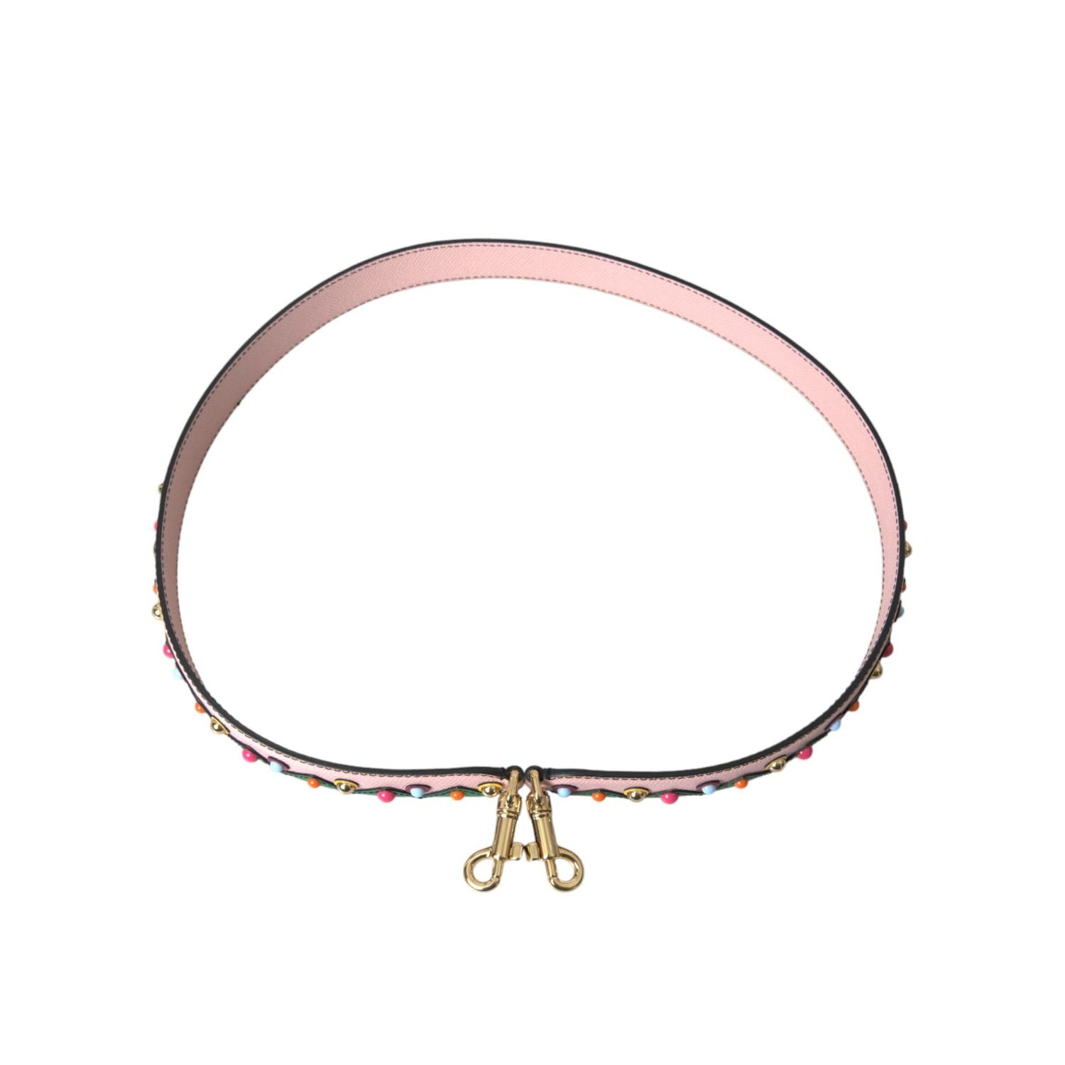Dolce & Gabbana Pink Leather Handbag Accessory Shoulder Strap