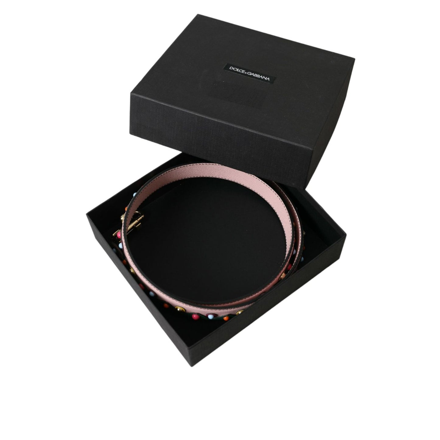 Dolce & Gabbana Pink Leather Handbag Accessory Shoulder Strap