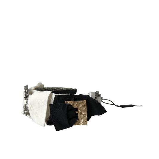 Dolce & Gabbana Multicolor Crystal Embellished Women Headband Diadem