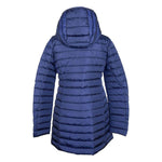 Add Elegant Blue Down Puffer Jacket with Hood AD-7990-IT42|M