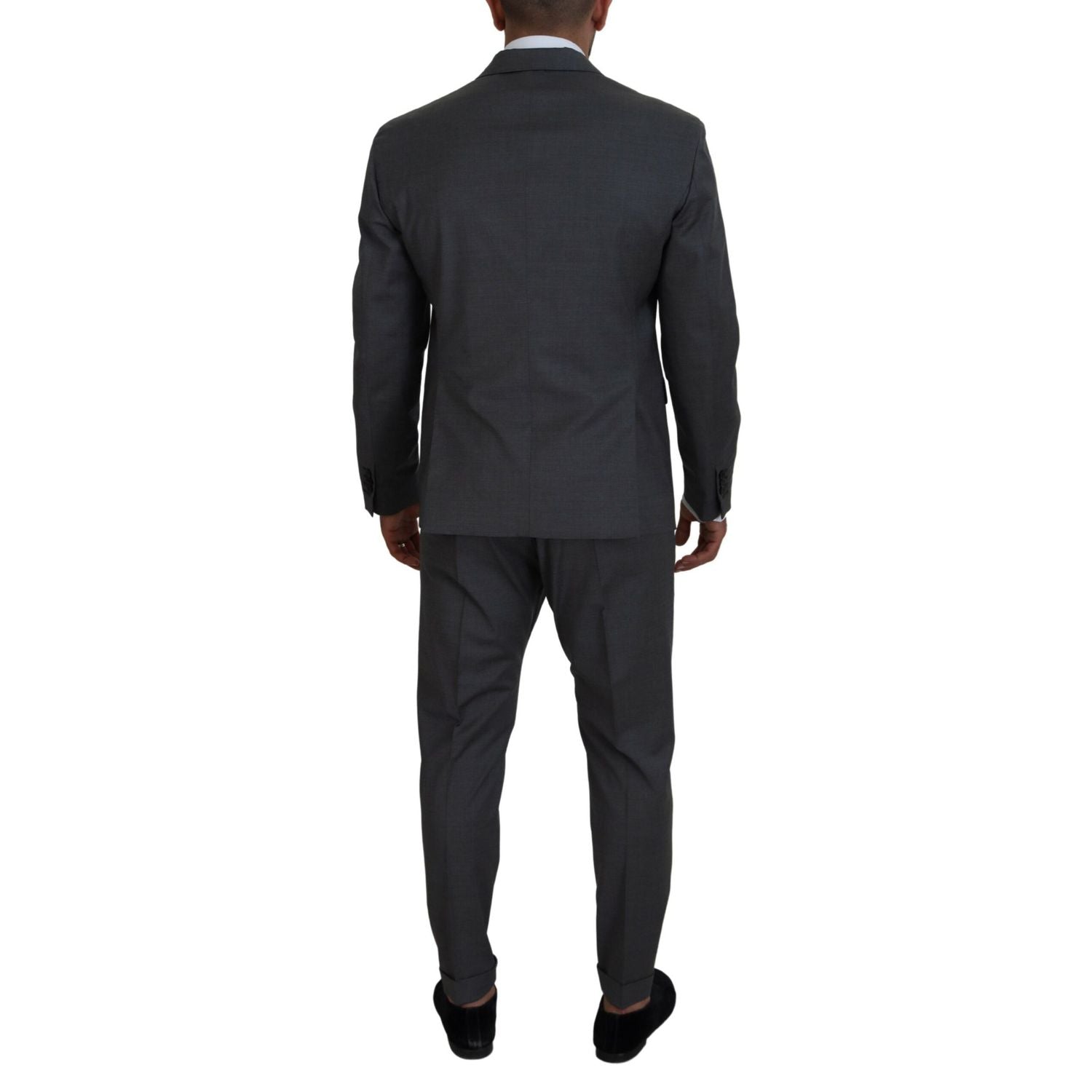 Dsquared² Gray Wool Single Breasted 2 Piece CIPRO Suit