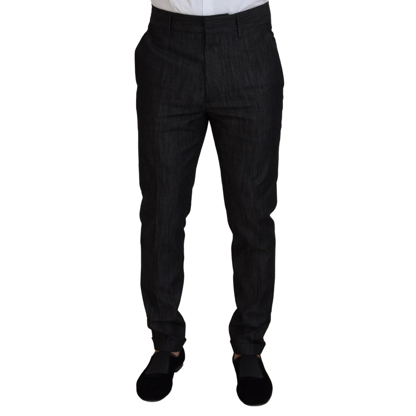 Dsquared² Black Cotton Single Breasted 2 Piece MIAMI Suit