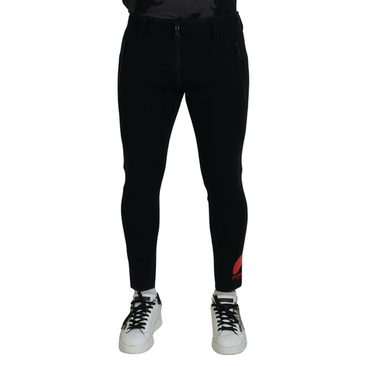 Dsquared² Back Polyamide Slim Fit Logo Print Pants