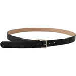 Dolce & Gabbana Black Classic Leather Silver Metal Buckle Belt BEL8555