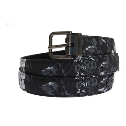 Dolce & Gabbana Black Cayman Linen Leather Belt 10% Cayman leather,1728,40% Linen,67345645728,90 cm / 36 Inches,95 cm / 38 Inches,Accessories,Belts - Accessories,Belts - Men - Accessories,Black,Dolce & Gabbana,Material: 50% Cotton,Men,Men - Accessories,Ne