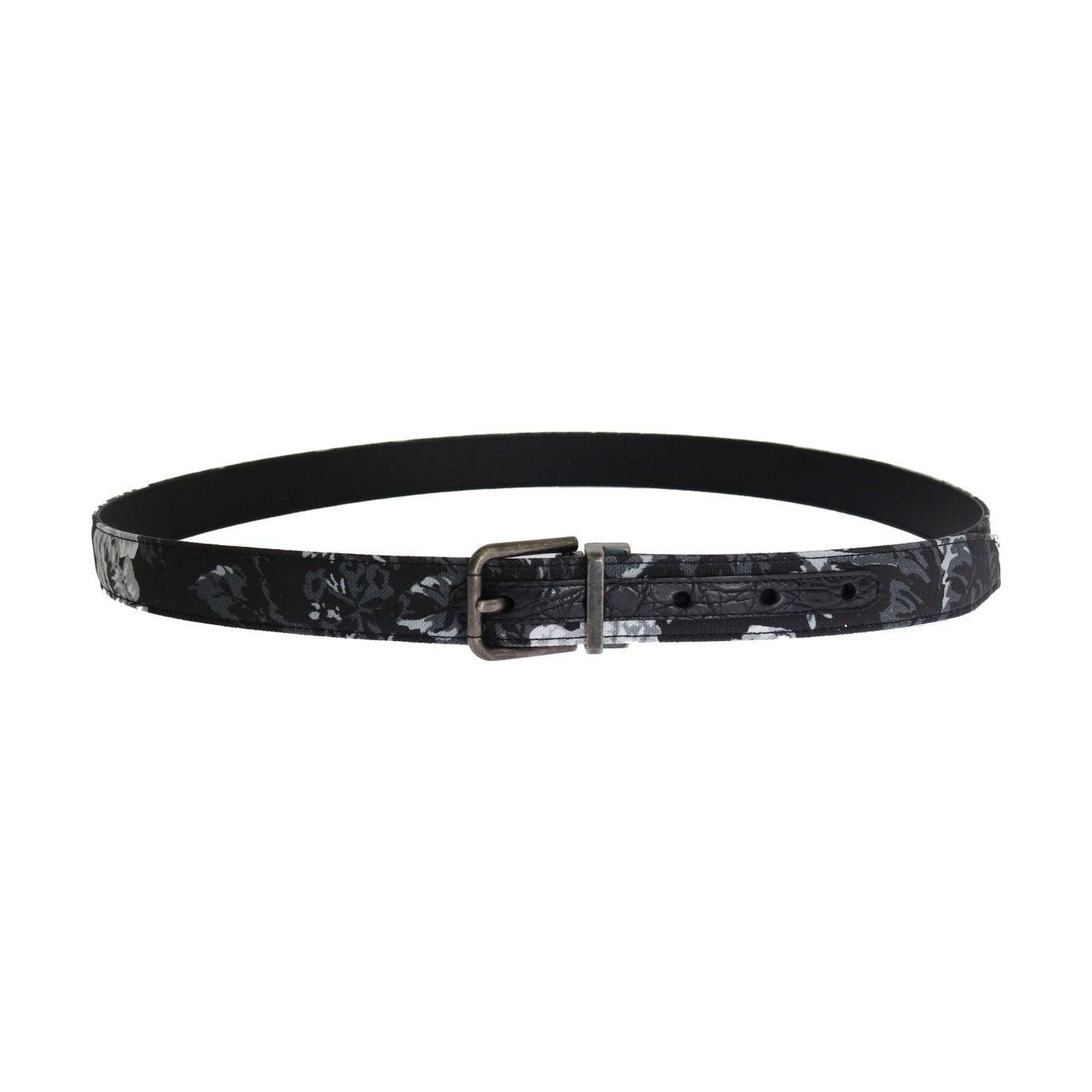 Dolce & Gabbana Black Cayman Linen Leather Belt 10% Cayman leather,1728,40% Linen,67345645728,90 cm / 36 Inches,95 cm / 38 Inches,Accessories,Belts - Accessories,Belts - Men - Accessories,Black,Dolce & Gabbana,Material: 50% Cotton,Men,Men - Accessories,Ne