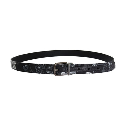 Dolce & Gabbana Black Cayman Linen Leather Belt 10% Cayman leather,1728,40% Linen,67345645728,90 cm / 36 Inches,95 cm / 38 Inches,Accessories,Belts - Accessories,Belts - Men - Accessories,Black,Dolce & Gabbana,Material: 50% Cotton,Men,Men - Accessories,Ne