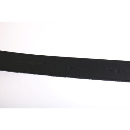 Dolce & Gabbana Black Cayman Linen Leather Belt 10% Cayman leather,1728,40% Linen,67345645728,90 cm / 36 Inches,95 cm / 38 Inches,Accessories,Belts - Accessories,Belts - Men - Accessories,Black,Dolce & Gabbana,Material: 50% Cotton,Men,Men - Accessories,Ne