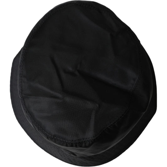 Dolce & Gabbana Black Wide Brim Cap Bucket Hat Men HAT9539-57