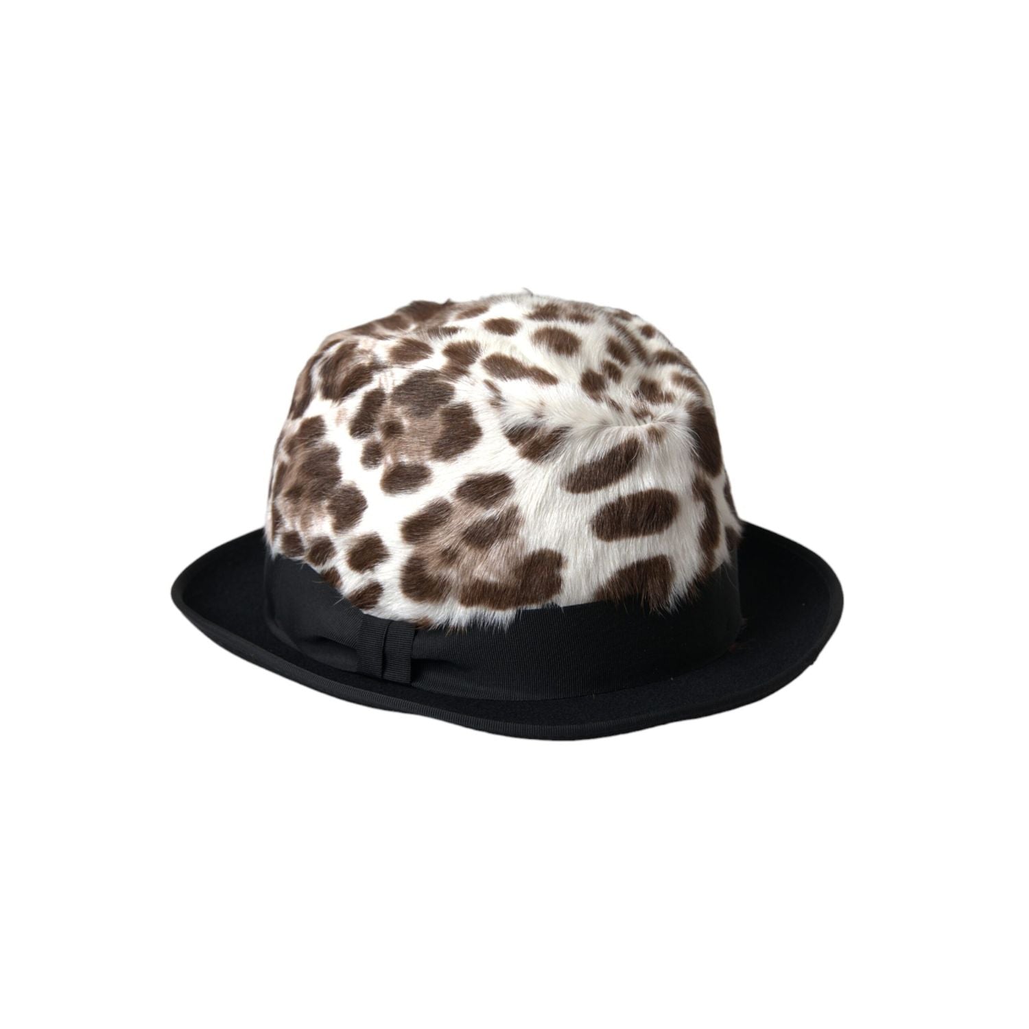 Dolce & Gabbana Multicolor Leopard Women Fedora Hat