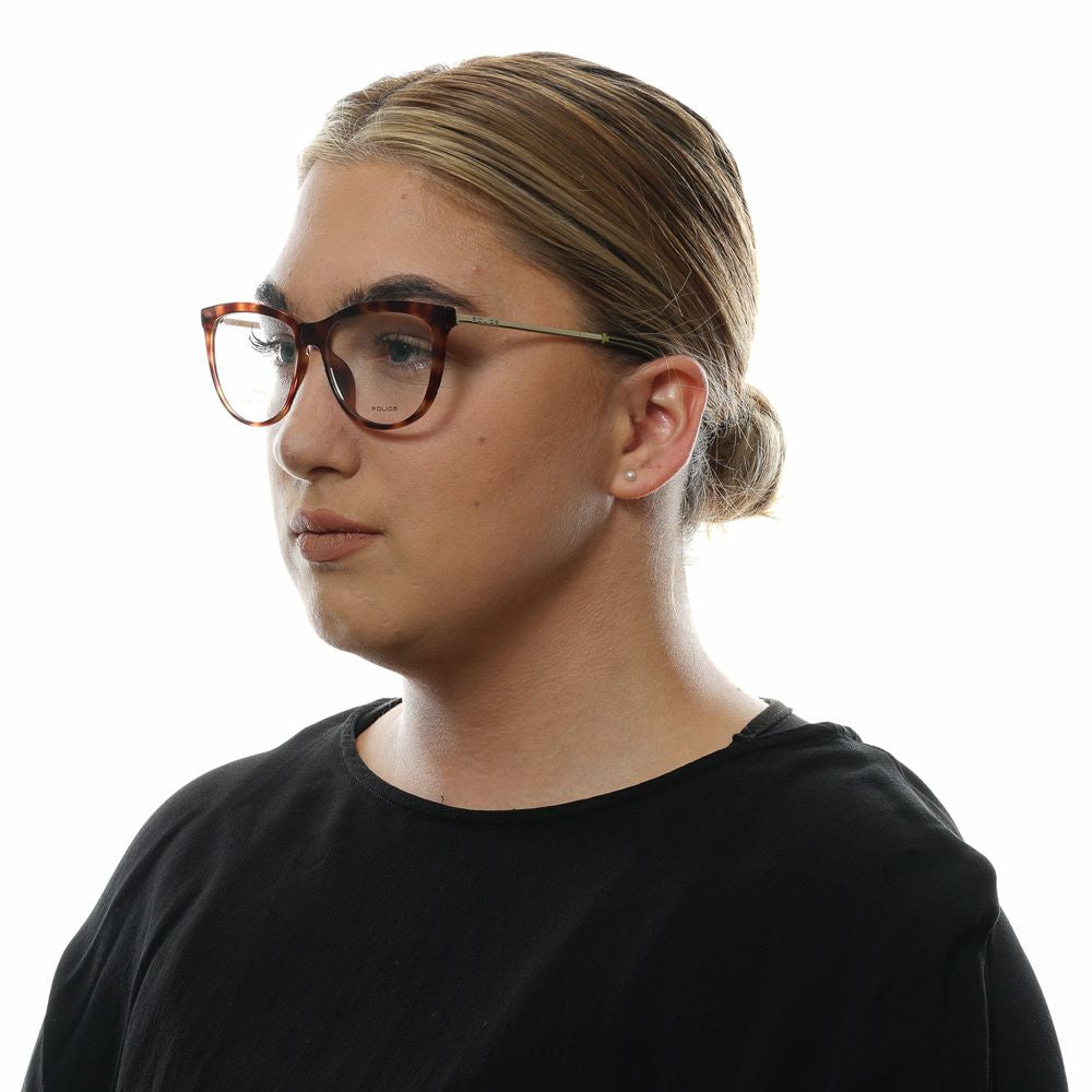 Police Brown Metal & Plastic Glasses (Frames)