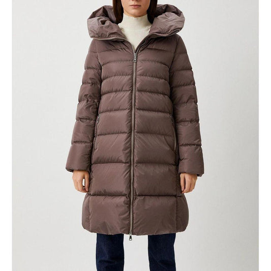 Add Brown Polyamide Jackets & Coat AD-13457-IT42|M