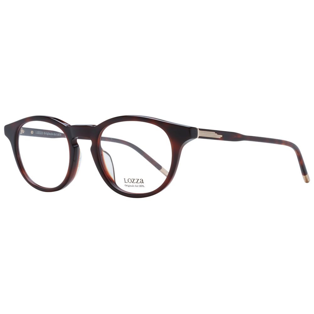 Lozza Brown Acetate & Plastic Glasses (Frames)1728,67345776800,Accessories,Brown,Glasses (Frames) - Glasses and Sunglasses - Accessories,Glasses and Sunglasses - Accessories,Lozza,Men,New with tags