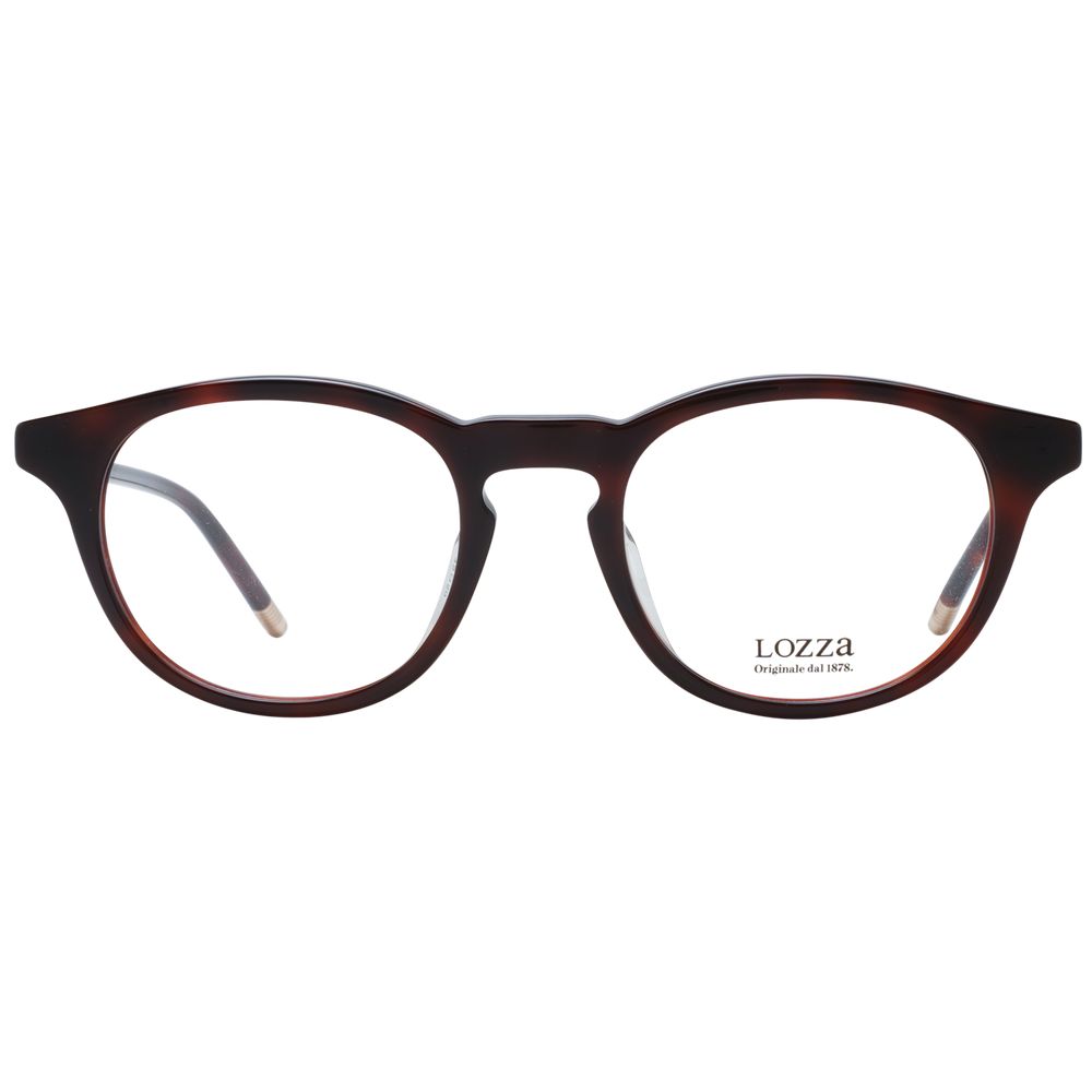 Lozza Brown Acetate & Plastic Glasses (Frames)1728,67345776800,Accessories,Brown,Glasses (Frames) - Glasses and Sunglasses - Accessories,Glasses and Sunglasses - Accessories,Lozza,Men,New with tags