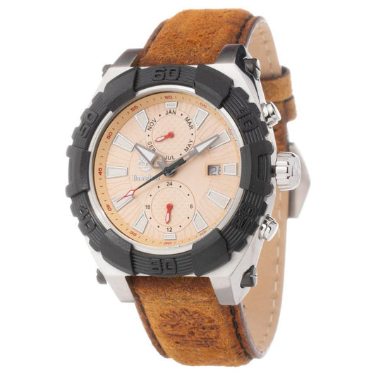 Timberland Brown Leather Watch TITBL13331JSTB07MAC