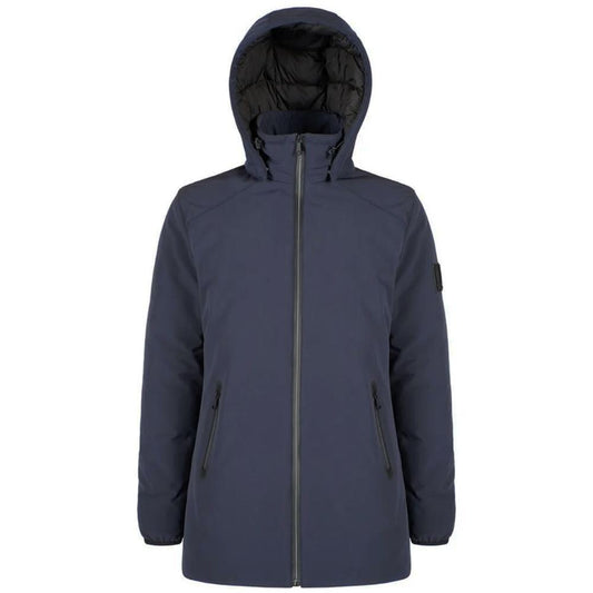 Yes Zee Blue Nylon Jacket YE-14275-M