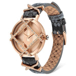 Police Gray Leather Watch POPL16068BSR32AC
