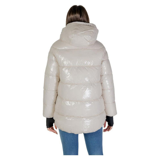 Suns Beige Polyamide Parka SU-15734502507-IT38|XS
