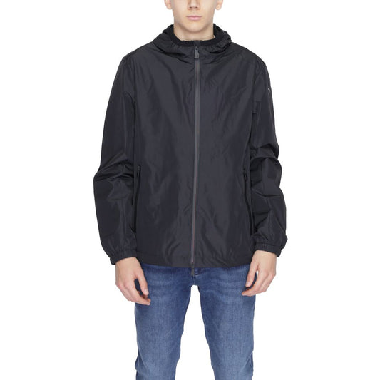 Suns Black Polyester Shell Jacket
