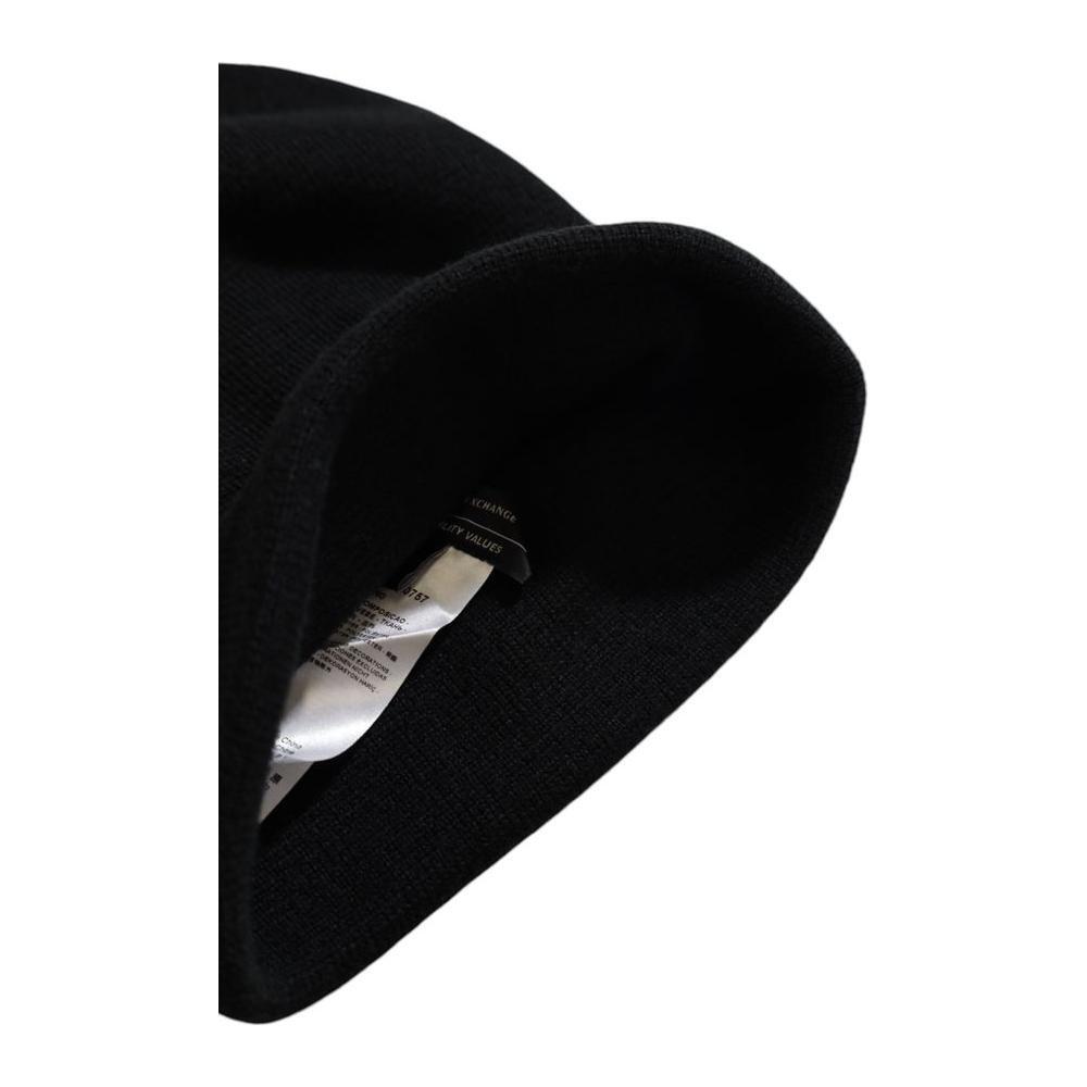 Armani Exchange Black Polyester Caps Baseball Hat AR-14716200009-UNI
