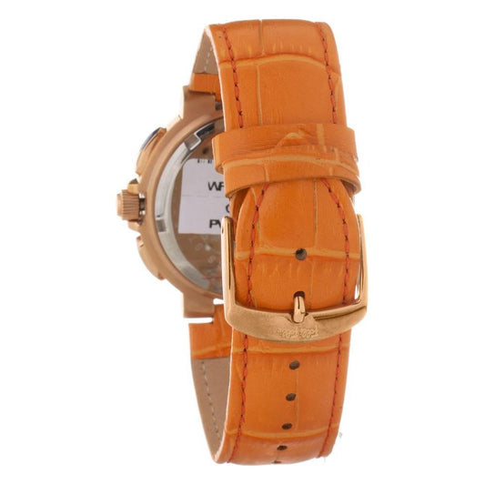 Folli Follie Orange Leather Watch FFWF13R002SENAC