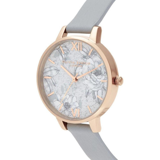 Olivia Burton Gray Artificial Leather Watch OBOB16TZ01AC