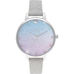 Olivia Burton Gray Artificial Leather Watch OBOB16US49AC