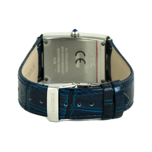 Chronotech Blue Leather Watch CHCT7017B09AC