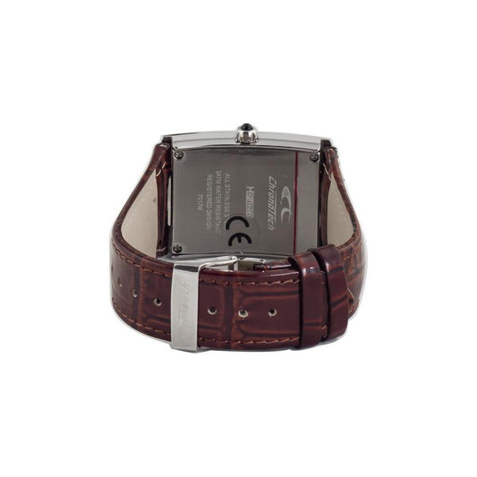 Chronotech Brown Leather Watch CHCT7017M03AC
