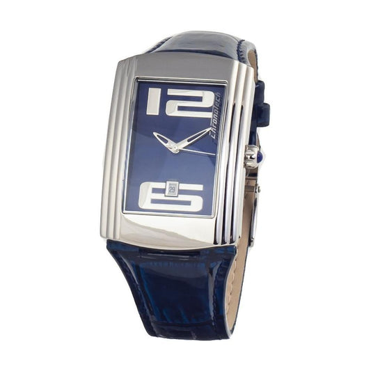 Chronotech Blue Leather Watch CHCT7017M09AC