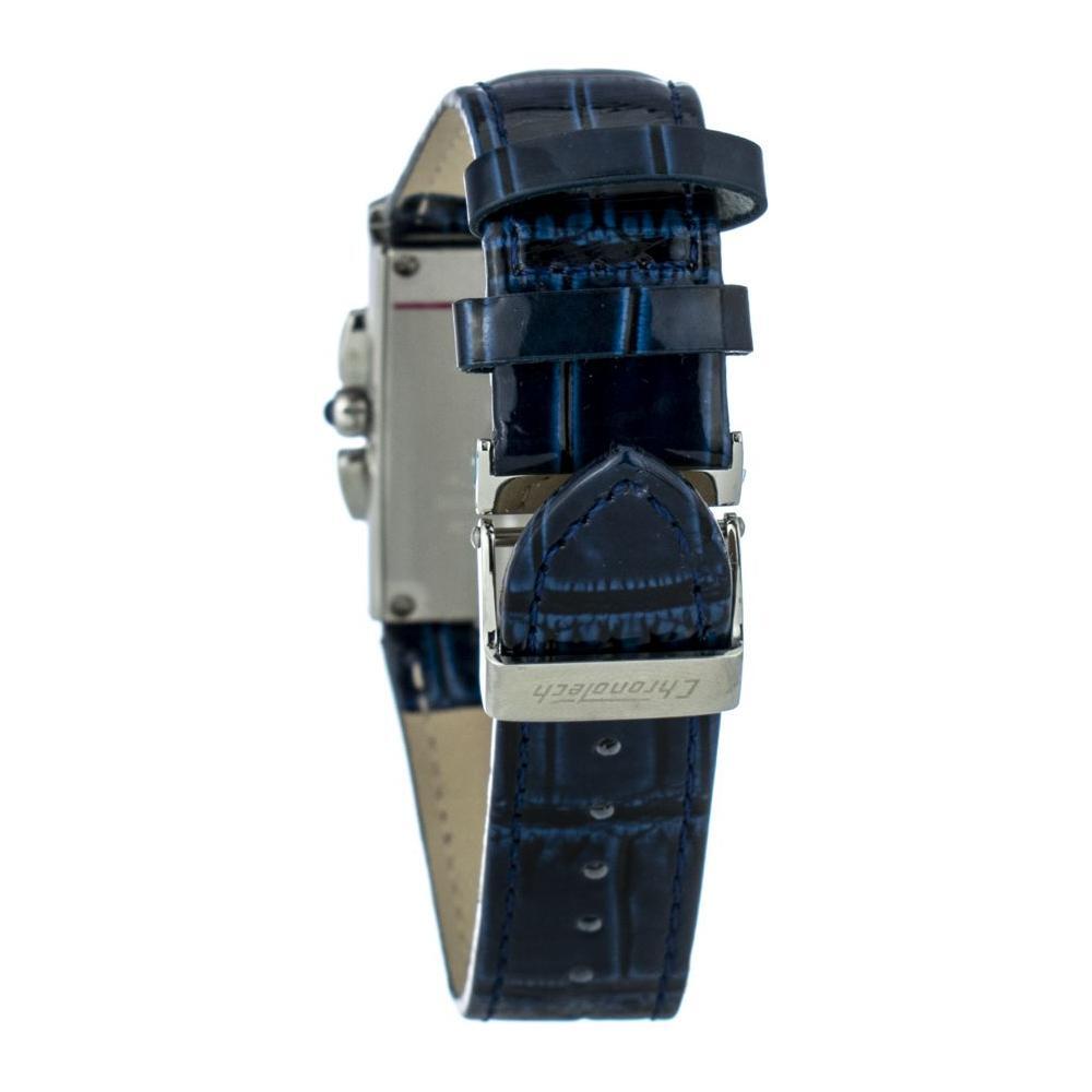 Chronotech Blue Leather Watch CHCT7018B09AC
