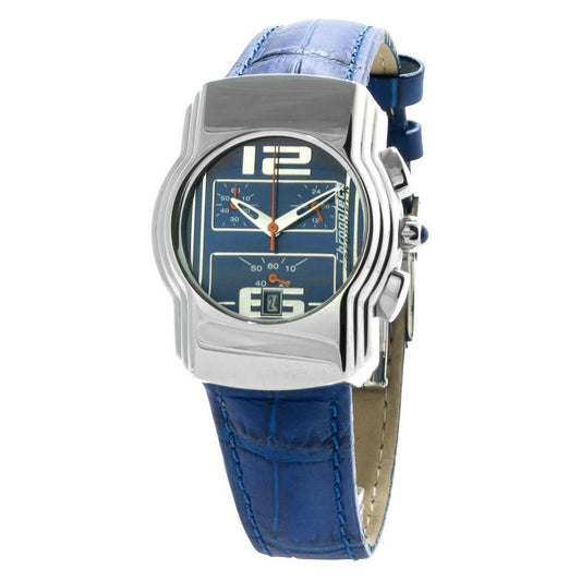 Chronotech Blue Leather Watch CHCT7280M09AC