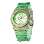 Chronotech Green Rubber Watch CHCT728407AC