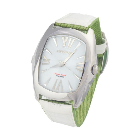 Chronotech Green Leather Watch CHCT7696M05AC