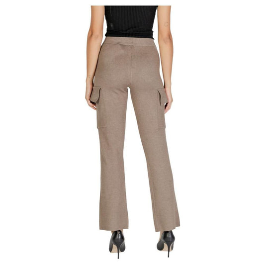 Vila Clothes Beige Viscose Pant VI-15572700309-IT40|S