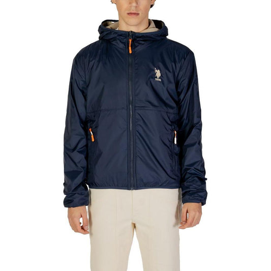 U.S. POLO ASSN. Blue Polyamide Jackets & Coat US-15717900128-IT54 | XXL