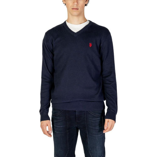 U.S. POLO ASSN. Blue Cotton Sweater US-15717700010-IT44 | S