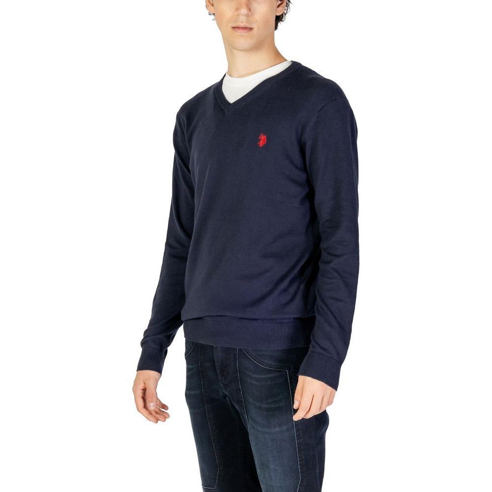 U.S. POLO ASSN. Blue Cotton Sweater US-15717700010-IT44 | S