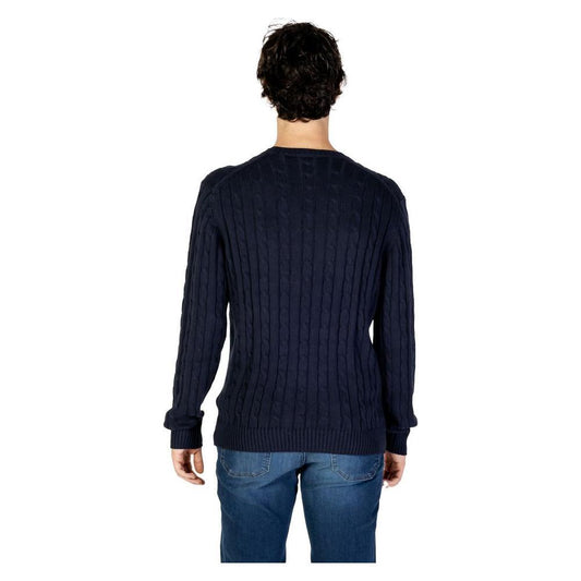 U.S. POLO ASSN. Blue Cotton Sweater US-15719300010-IT52 | XL