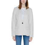 Only Beige Polyester Blazer ON-13382902507-IT36|XXS