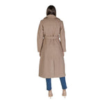 Vila Clothes Beige Polyester Coat VI-15725600127-IT40|S