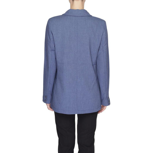 Street One Blue Polyester Blazer ST-13508600010-46